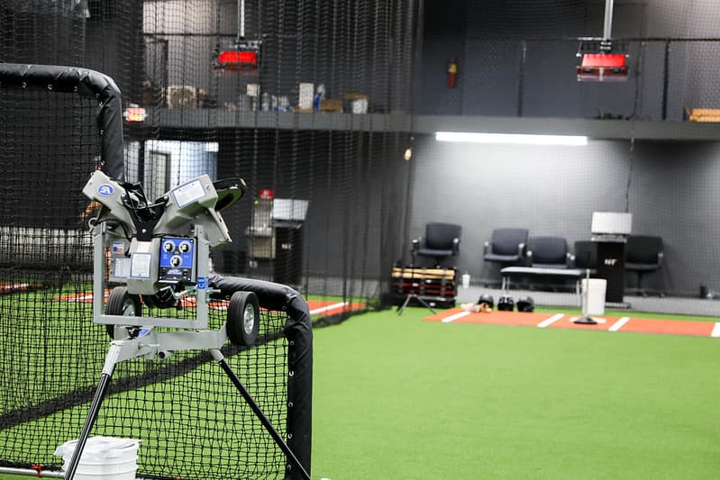 Group hitting session with Coach Tyler Esplin